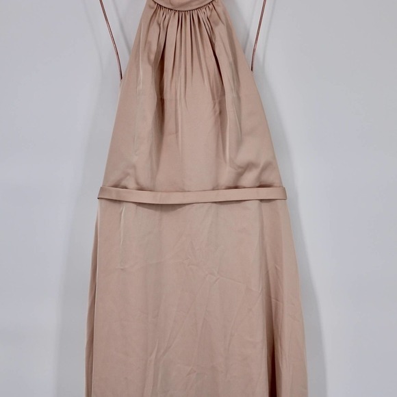 AZAZIE Delmar A Line Floor Length Dress Women’s Size A12 in English Rose NEW - Picture 3 of 7